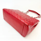 CHANEL GST IN RED CAVIAR LEA & SHW - BLuxe Boutique