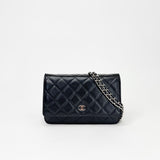 CHANEL CLASSIC WOC IN BLK LAMBSKN LEA & SHW