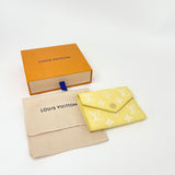 LIMITED EDITION LOUIS VUITTON WALLET IN YELLOW MONO EMPREINTE LEA