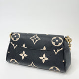 LOUIS VUITTON FAVORITE IN BLK/ CRM EMPRIENTE GHW