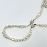 CHANEL CRYSTAL 3 CC FAUX PEARL NECKLACE