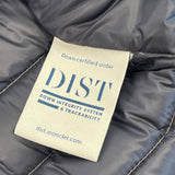 MONCLER PEETERS GREY WOOL QUILTED GOOSE DOWN JACKET UNISEX