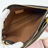 LOUIS VUITTON MULTI POCHETTE ACCESSORIES W PINK STRAP