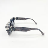 LOUIS VUITTON MILLIONAIRES SUNGLASSES IN DK BLUE MARBLE & SHW