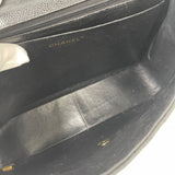 CHANEL VINTAGE SINGLE FLAP JUMBO IN BLK CAVIAR LEA & GHW