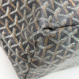 GOYARD ST LOUIS PM BLK COATED CANVAS TOTE + POUCH - BLuxe Boutique