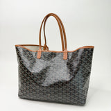GOYARD ST LOUIS PM BLK COATED CANVAS TOTE + POUCH - BLuxe Boutique