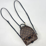 LOUIS VUITTON PALM SPRINGS MINI BACKPACK MONOGRAM *NEW ZIPPER VERSION*