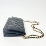 CHANEL CLASSIC WOC IN BLK CAVIAR LEA & GHW