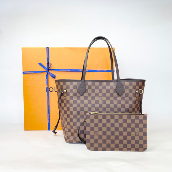LOUIS VUITTON NEVERFULL MM DE + POUCH