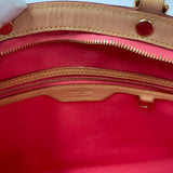 LOUIS VUITTON BREA MM IN CORAL VERNIS PAT LEA & GHW