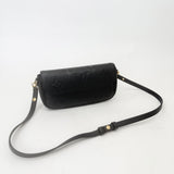 LOUIS VUITTON IVY WALLET ON CHAIN IN BLK EMPREINTE LEA & GHW