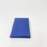 HERMES CALVI SAPHIR EPSOM LEA CARD HOLDER