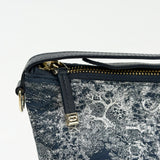 CHRISTIAN DIOR DIORTRAVEL NOMAD POUCH IN BLUE TOILE DE JOUY REVERSE TECHNICAL FABRIC