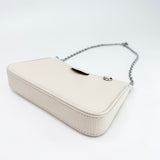 LOUIS VUITTON EASY POUCH ON STRAP CROSSBODY IN CRM EPI LEA W SHW