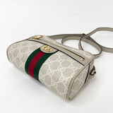 GUCCI OPHIDIA CROSSBODY IN BEIGE SUPREME & GHW