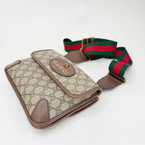 GUCCI NEO SUPREME CANVAS DOUBLE FLAP MESSENGER - BLuxe Boutique