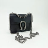 GUCCI DIONYSUS MINI CRYSTAL IN BLK LEA