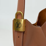 LOUIS VUITTON LOW KEY HOBO MM IN COGNAC LEA + ZIP POUCH