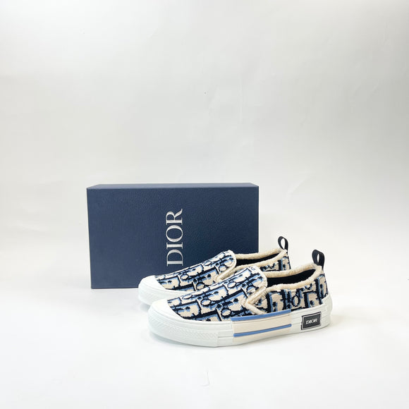 DIOR B52 OBLIQUE TAPESTRY SLIP ON SNEAKERS sz 42