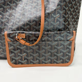 GOYARD ST LOUIS PM BLK COATED CANVAS TOTE + POUCH - BLuxe Boutique