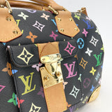 LOUIS VUITTON x TAKASHI MURAKAMI BLK MONO MULTICOLOR SPEEDY 30