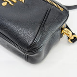 PRADA MINI DAINO BLK LEA CROSSBODY + BELTBAG - BLuxe Boutique