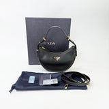 PRADA ARQUE IN BLK CALFSKN LEA & GHW - BLuxe Boutique