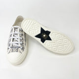 CHRISTIAN DIOR WALK’IN DIOR GREY OBLIQUE EMBROIDERED SNEAKERS sz 37.5