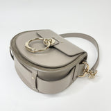 CHLOE TESS MOTT GREY LEA & GHW SHOULDER BAG