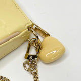 *LIMITED EDITION* LOUIS VUITTON VALENTINE’S DAY BANANA FIZZ YELLOW VERNIS LEA MINI POCHETTE ACCESSOIRES