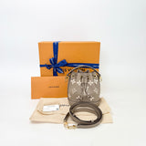 LOUIS VUITTON NANO NOE CROSSBODY IN CRM EMPREINTE LEA