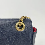 LOUIS VUITTON SAINT GERMAIN PM IN NAVY EMPREINTE LEA & GHW