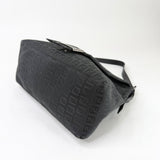 FENDI BLK ZUCCHINO MAMA BAGUETTE FLAP SHOULDER BAG - BLuxe Boutique