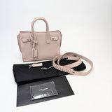 SAINT LAURENT MARBLE PINK PEBBLED SUPPLE LEA SAC DE JOUR 2 WAY TOTE - BLuxe Boutique