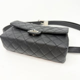 CHANEL REISSUE BELT BAG IN BLK QUILTED CAVIAR LEA & SHW - BLuxe Boutique