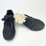 CHANEL BLK/ WHT NYLON SNEAKERS sz 37.5 - BLuxe Boutique