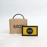 GUCCI OFF THE GRID YELLOW & BLK CARD CASE