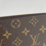 LOUIS VUITTON ROSE BALLERINE & MONOGRAM CLEMENCE WALLET