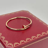 CARTIER JUSTE UN CLOU 18K ROSE GOLD BRACELET