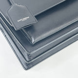 SAINT LAURENT MEDIUM SUNSET IN BLK SMOOTH LEA & SHW