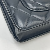 CHANEL CLASSIC WOC IN BLK LMBSKIN & GHW