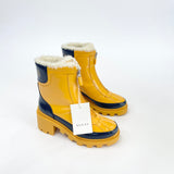 GUCCI MAGNUM YELLOW & NAVY RAIN BOOTS SZ 35