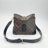 LOUIS VUITTON ODEON PM IN MONOGRAM W BLK TRIM