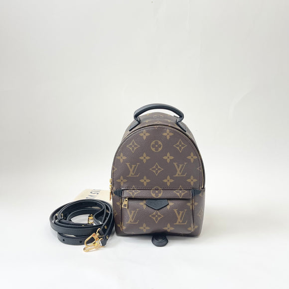 LOUIS VUITTON PALM SPRINGS MINI BACKPACK MONOGRAM *NEW ZIPPER VERSION*
