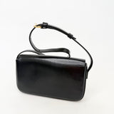 CELINE CLAUDE TRIOMPHE BLK LEA SHOULDER BAG - BLuxe Boutique