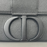 DIOR MONTAIGNE 30 BLK ULTRA MATTE BOX BAG/ CROSSBODY