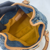 LOUIS VUITTON MONOGRAM DENIM MINI PLEATY BAG