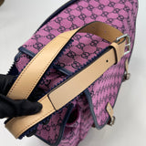 GUCCI PINK GG CANVAS TRAVEL/ BABY BAG