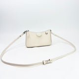 LOUIS VUITTON EASY POUCH ON STRAP CROSSBODY IN CRM EPI LEA W SHW